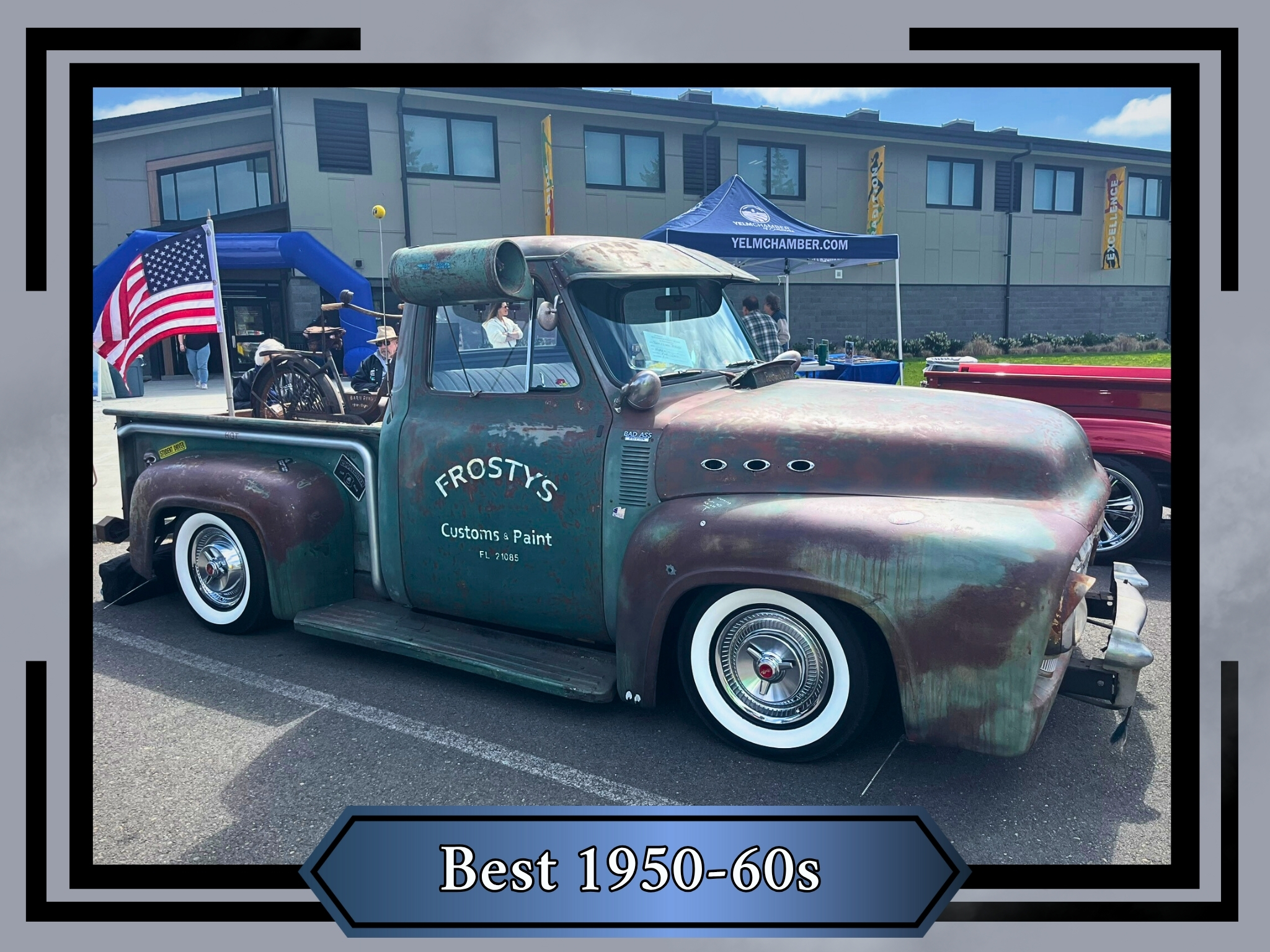 1953 Ford F100 at the Nisqually Valley Spring Expo Car Show